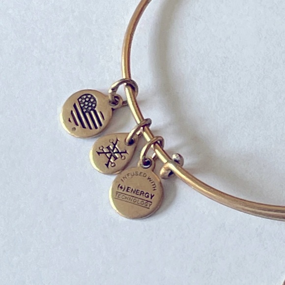 Alex & Ani Path of Life gold bangle - Picture 5 of 5